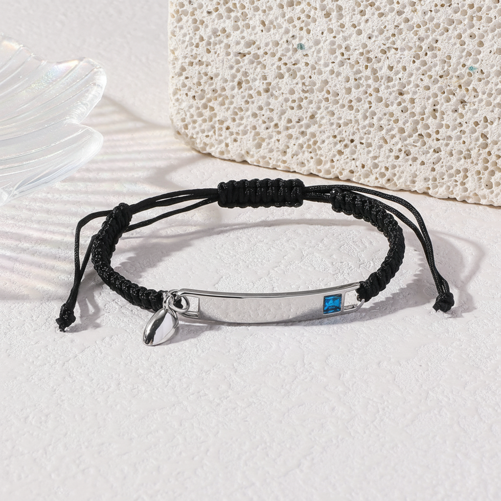 Personalized Magnetic Heart Love Bracelet Set